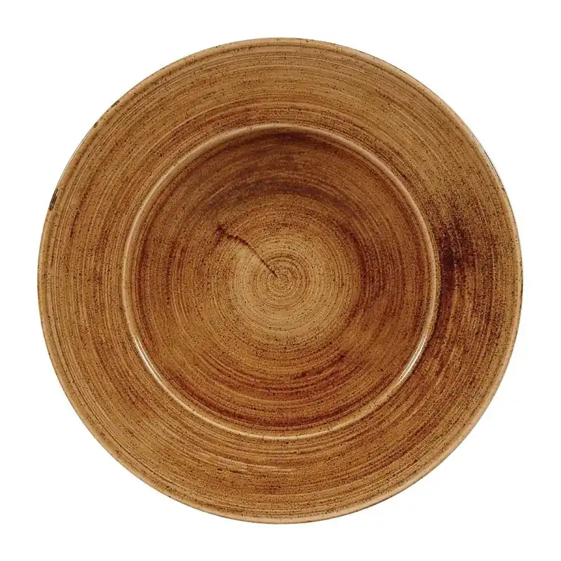 Lage Prijs Churchill Stonecast Patina Vintage Copper kom met brede rand Large 27.9 cm pak van 12