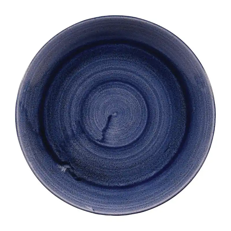 Churchill Stonecast Patina Cobalt Blue Evolve coupe bord 26 cm pak van 12 Korting
