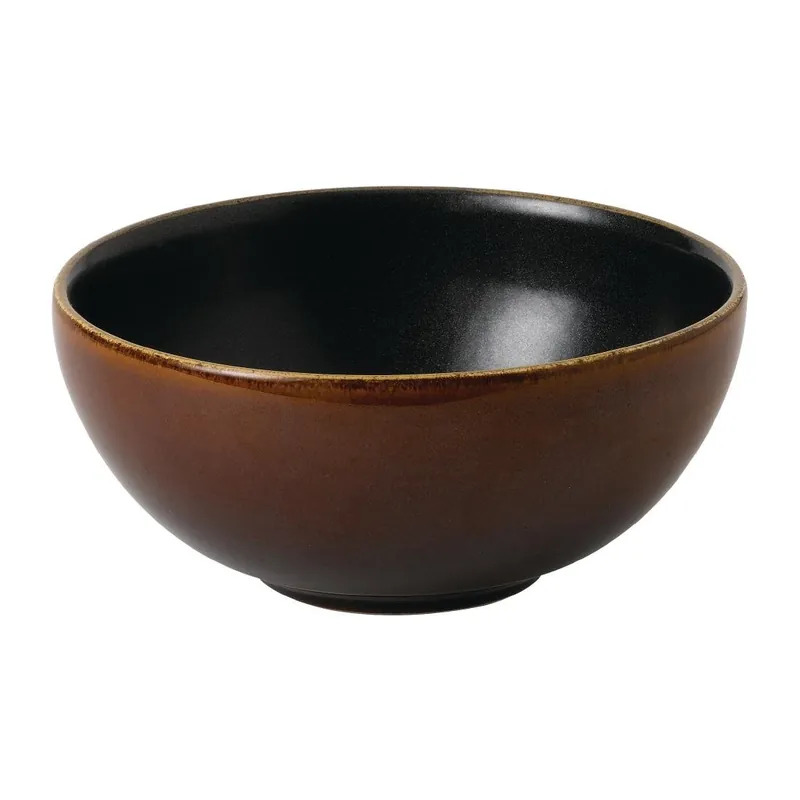Veilige Betaling Churchill Super Vitrified Nourish Siena Brown schalen 155mm (Pak van 6)