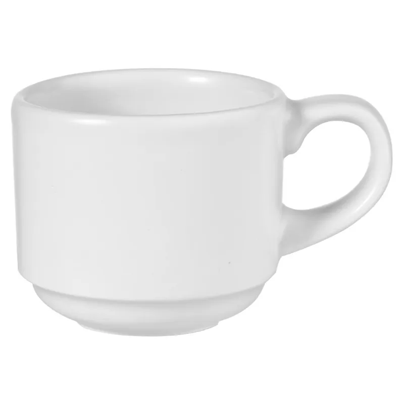 Shop Nu Churchill White stapelbaar kopje 85 ml pak van 12