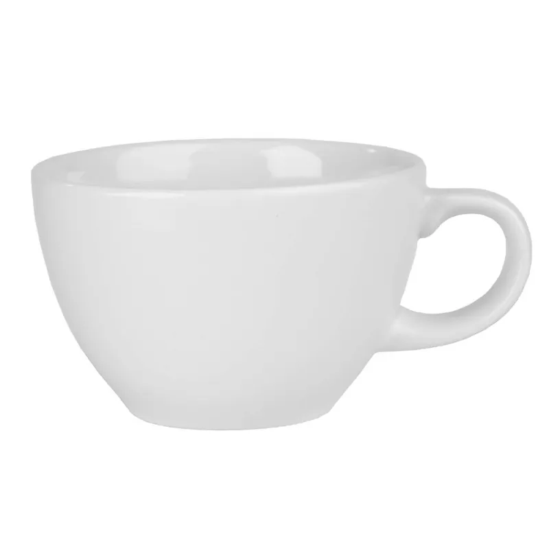 Op = Op Churchill White theekopje 340g (Pak van 12)