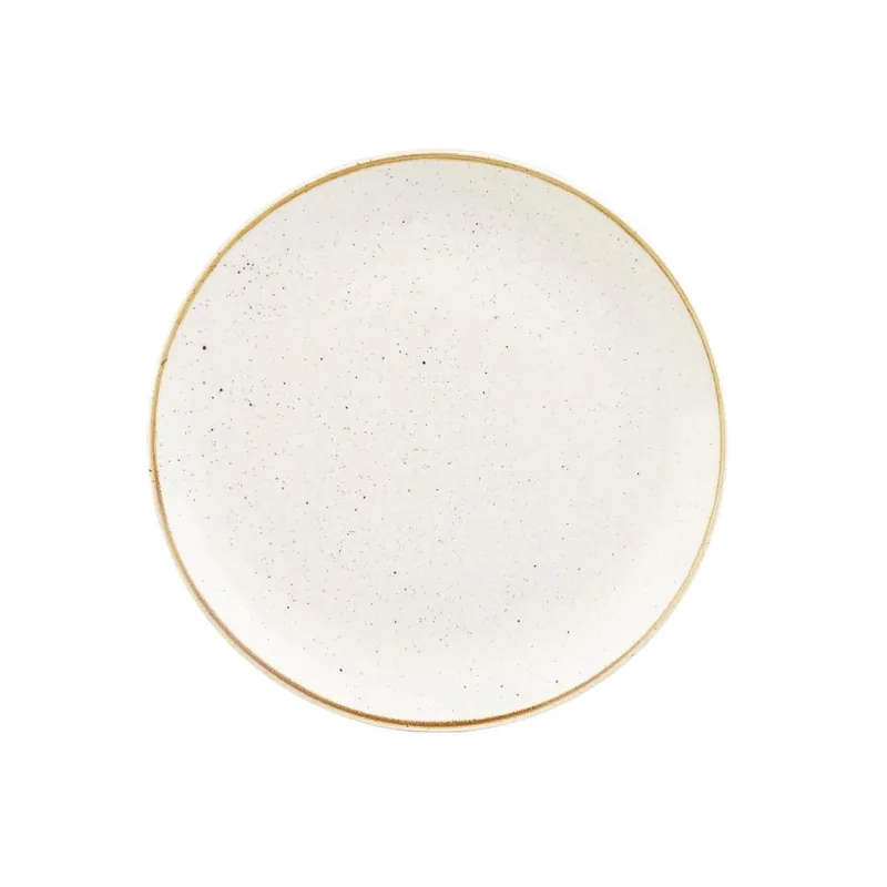 Churchill Stonecast Barley White coupe bord pak van 6 Veilige Betaling