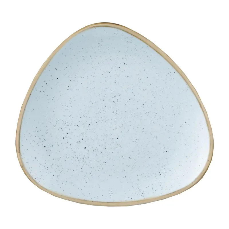 Churchill Stonecast Duck Egg Lotus bord pak van 12 Dagaanbieding
