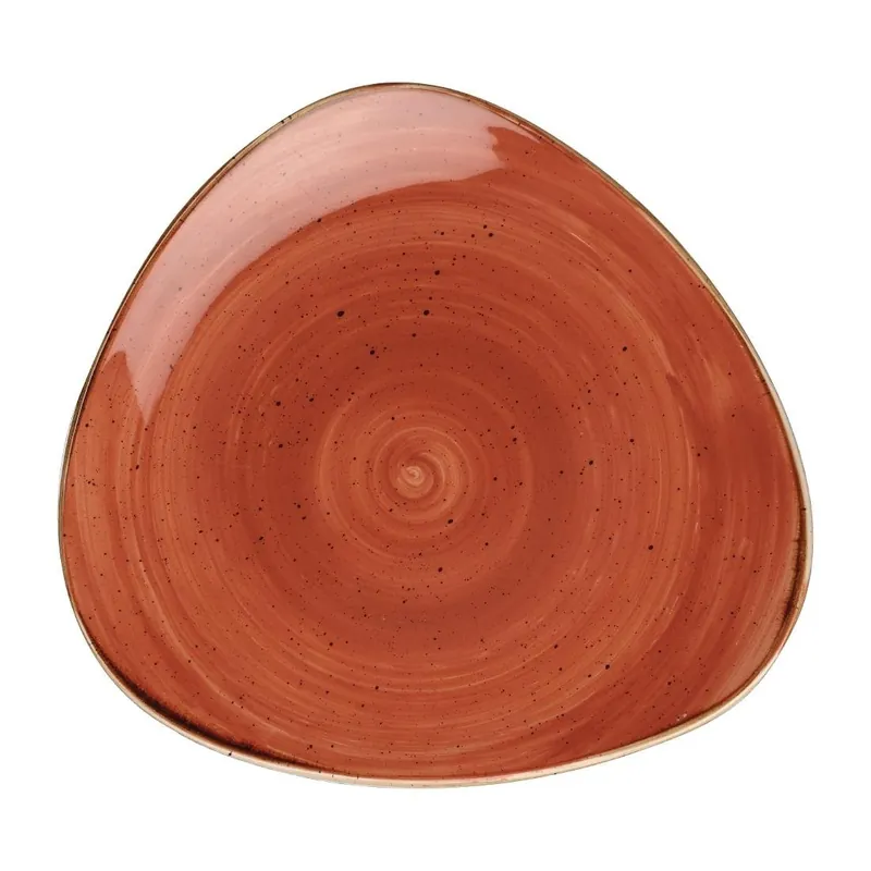 Direct Verzonden Churchill Stonecast Spiced Orange Lotus bord pak van 12