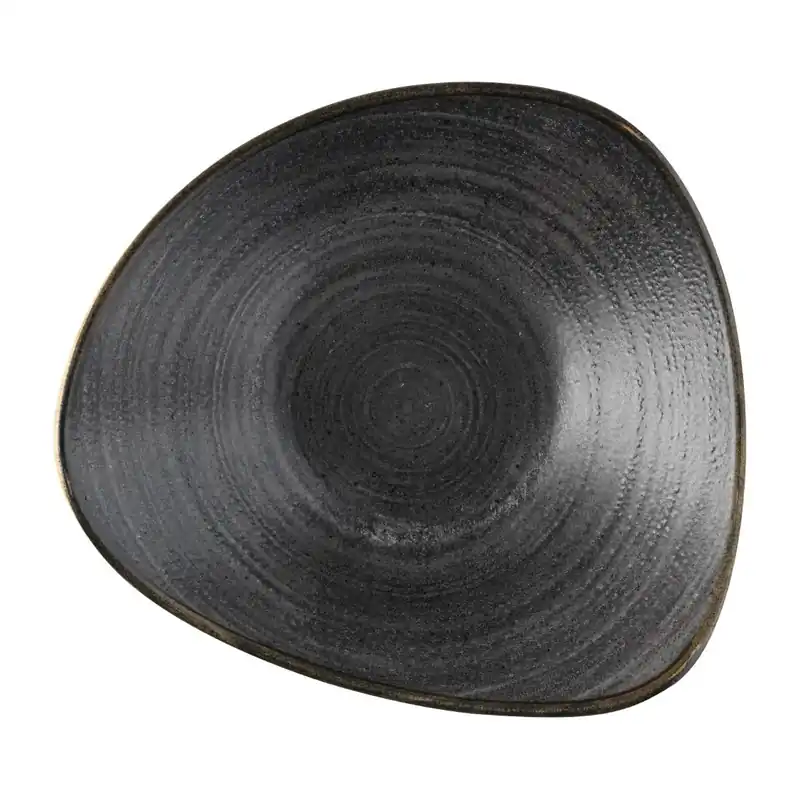 Fabrieksprijs Churchill Stonecast Raw Lotus Black schalen 229mm (Pak van 12)