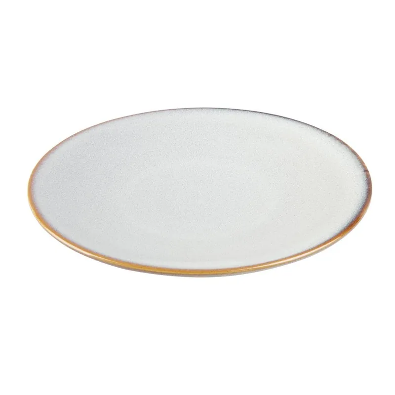 Beperkt Aanbod Olympia Drift grijze effen coupeplaten 230 mm (pak van 6)