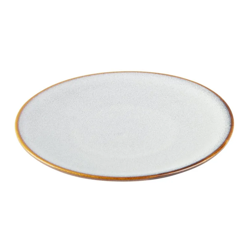 Olympia Drift grijze effen coupeplaten 180 mm (pak van 6) Beperkt Aanbod
