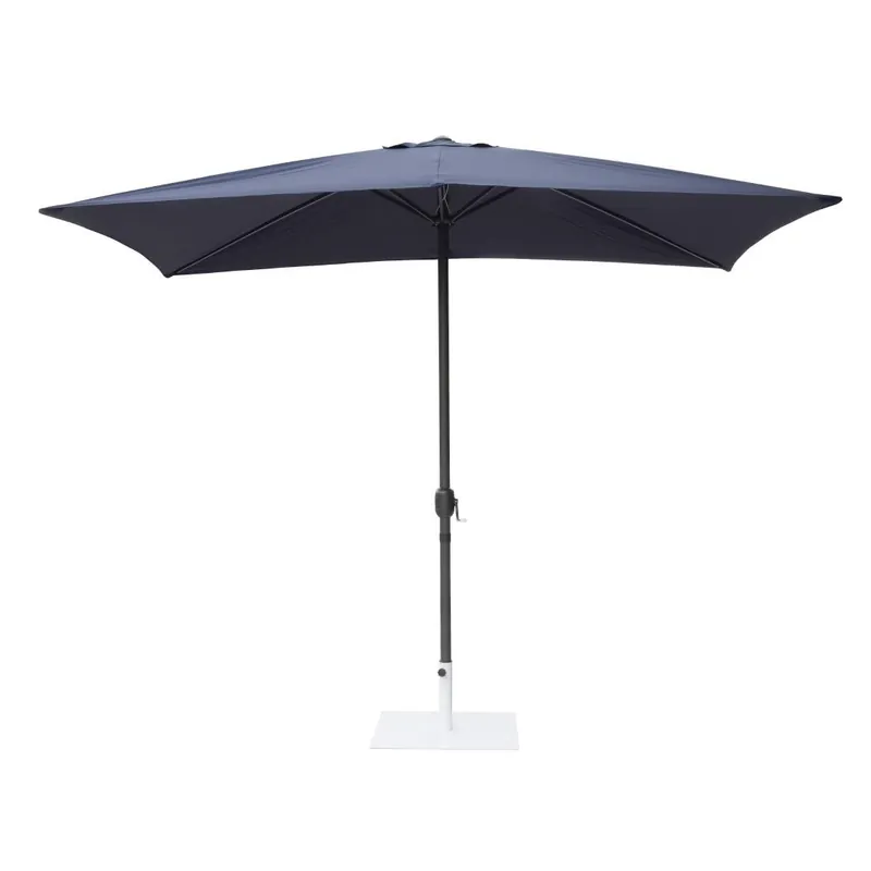 Finale Uitverkoop Bolero sevilla vierkante parasol 2x3m marineblauw