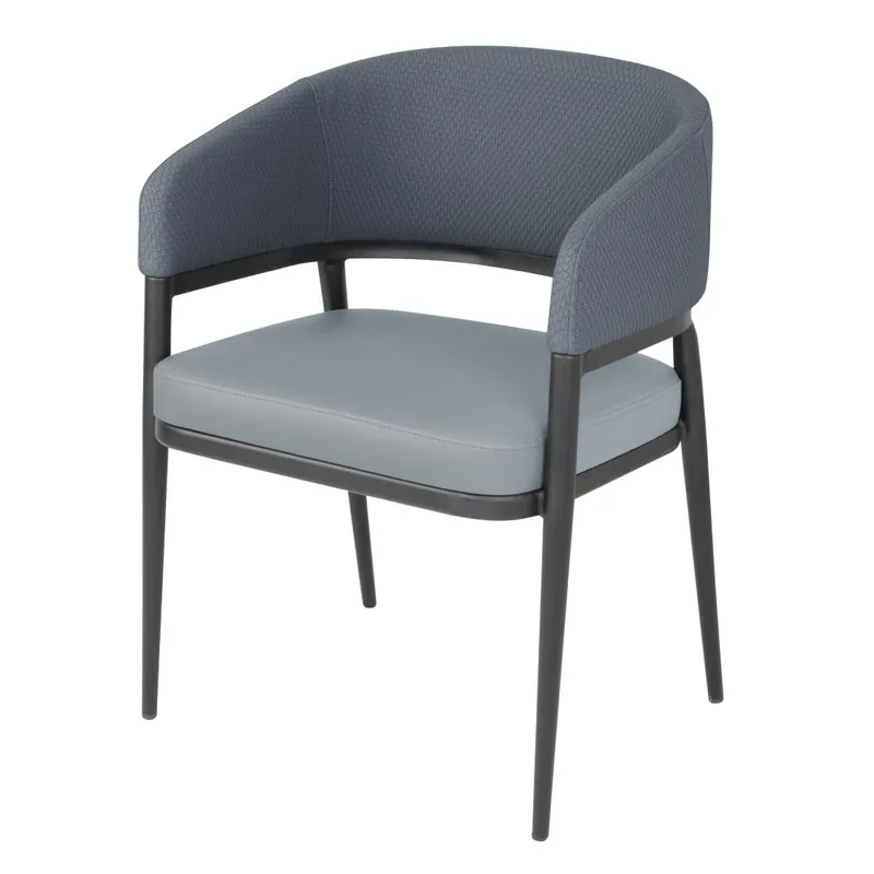Bolero meridian binnenstoelen - steengrijs blauw (set van 2) Merkproduct