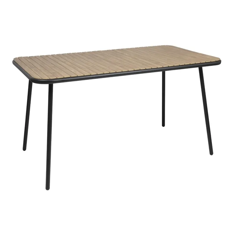 Voordeelprijs Bolero santorini rechthoekige tafel houteffect 1400 mm