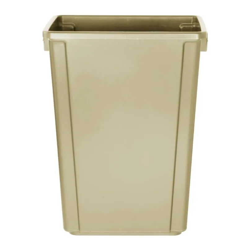 Fabrieksprijs Jantex smalle afvalbak beige 60ltr