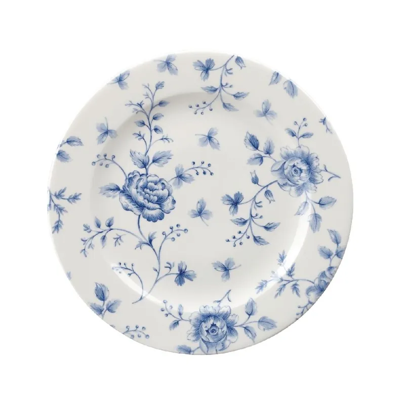 Gecertificeerd Churchill Rose Chintz Prague bord 20.3 cm pak van 6