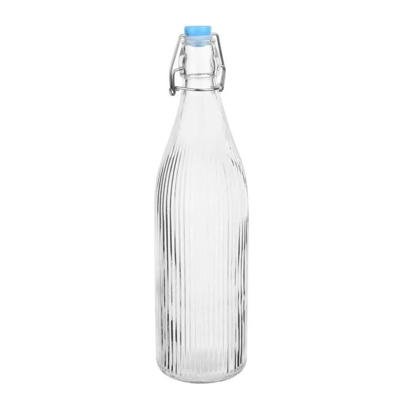 Olympia geribbelde schommeltop waterflessen 1ltr (pakket van 6) Actieprijs
