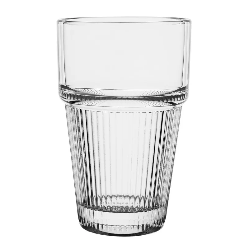 Express Levering Olympia geribbelde stapelbare tumblers 300ml (set van 6)