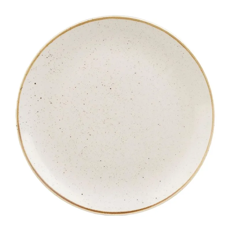 Churchill Stonecast Barley White coupe bord 22.9 cm pak van 12 Speciale Aanbieding