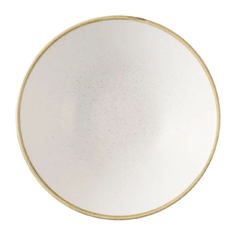 Flitsaanbieding Churchill Stonecast Barley White diepe coupe kom 19.1 cm pak van 6