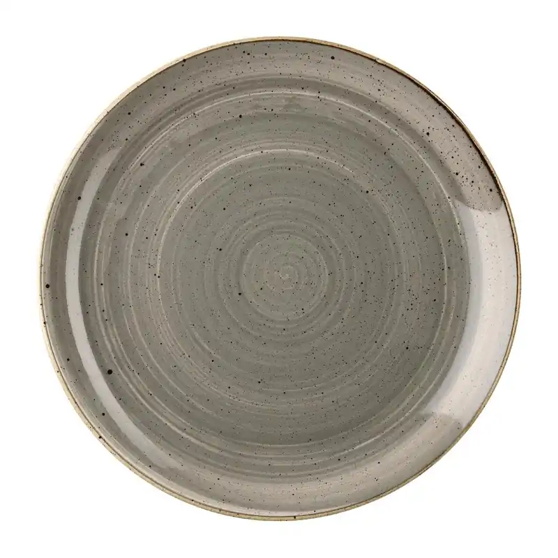 Speciale Aanbieding Churchill Stonecast Grey Evolve coupe bord 22.9 cm pak van 12