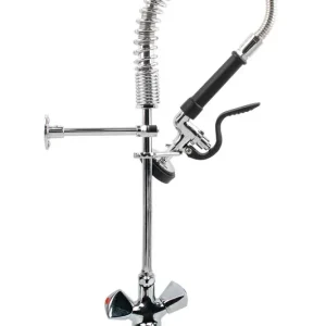Seizoensaanbieding Voorspoeldouche met Draaiknoppen - Ééngats - 700mm