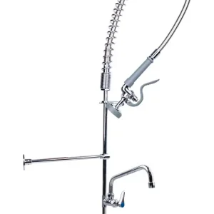 Voorspoeldouche met Zwenkkraan - Draaiknoppen - Ééngats - 1000mm Populair