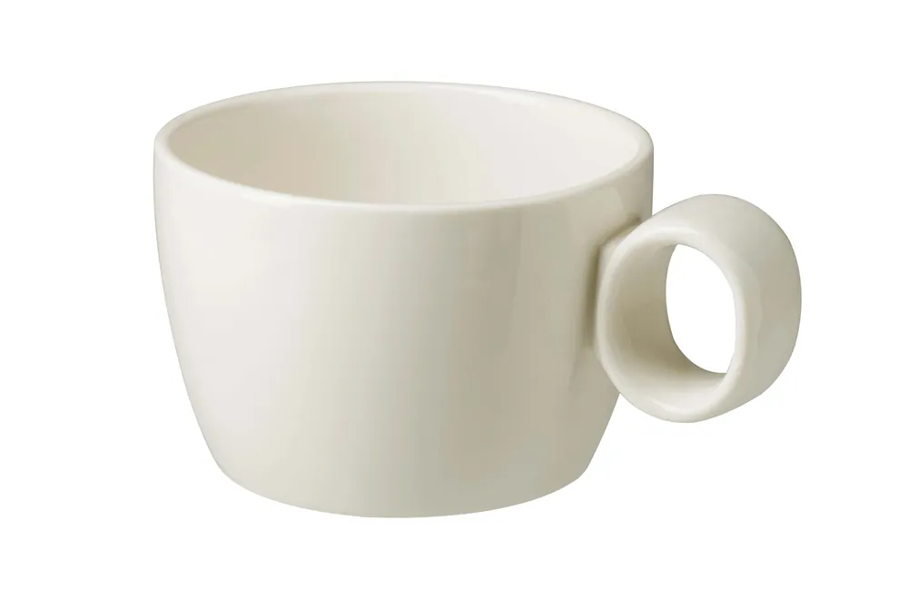 Koffiekop 011 Lux 16 cl Offwhite Porselein Koopje