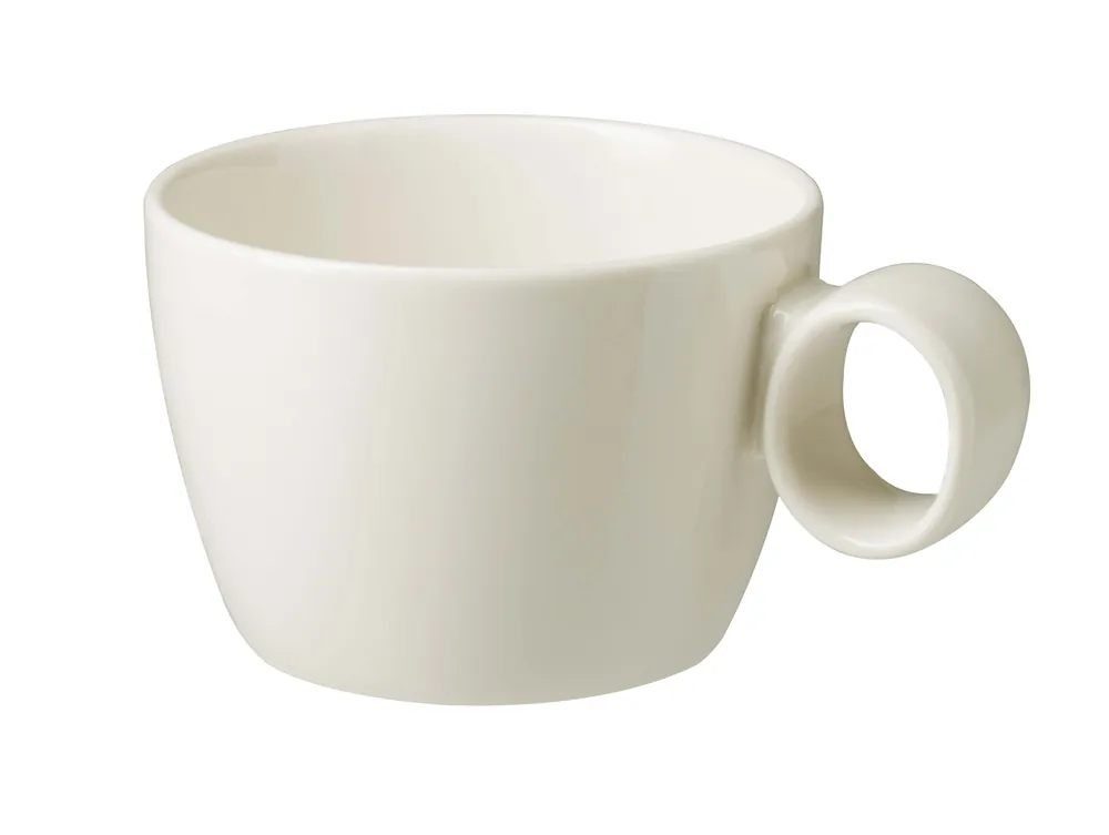 Koffiekop 012 Lux 19 cl Offwhite Porselein Koopje