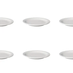 Lage Kosten Bord smalle rand Budgetline 16 cm Wit Porselein