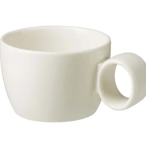 Direct Beschikbaar Espressokop Lux 010 8 cl Offwhite Porselein