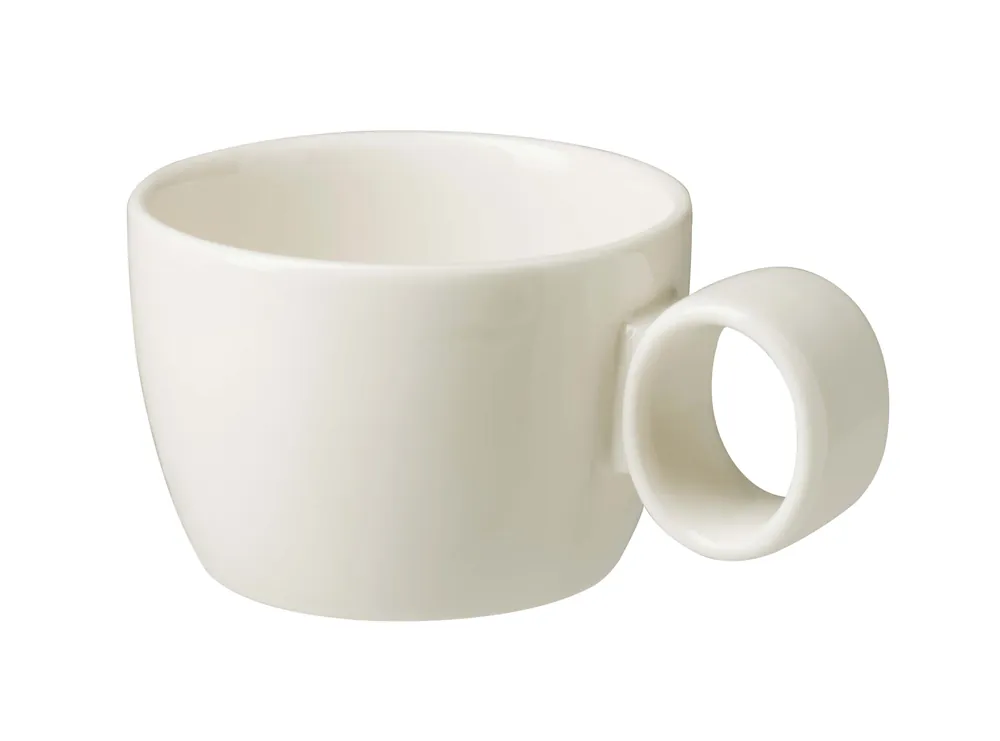 Direct Beschikbaar Espressokop Lux 010 8 cl Offwhite Porselein