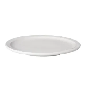 Bord smalle rand Budgetline 24 cm Wit Porselein Veilige Betaling