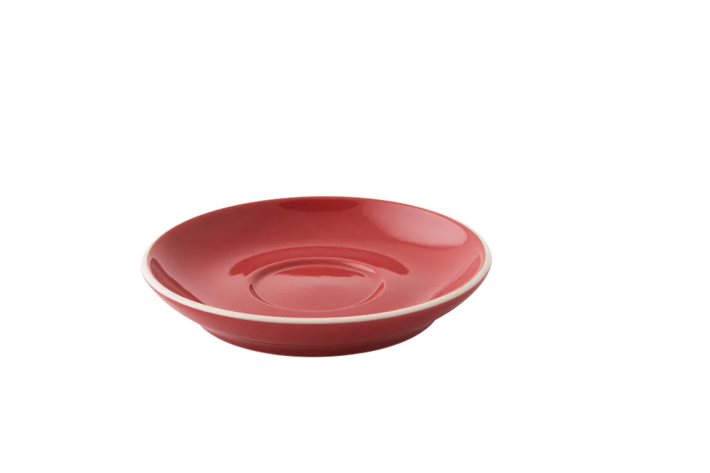 Favoriet Cappuccinoschotel Colors 14 cm Rood Porselein