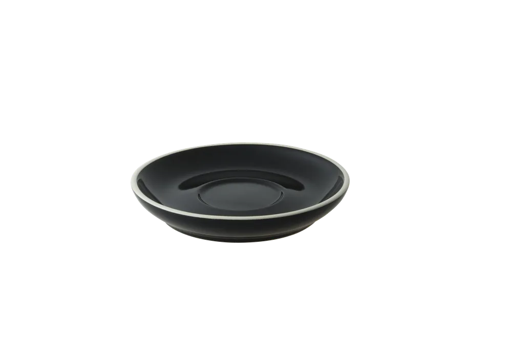 Beste Prijs Koffieschotel Colors 12 cm Zwart Porselein