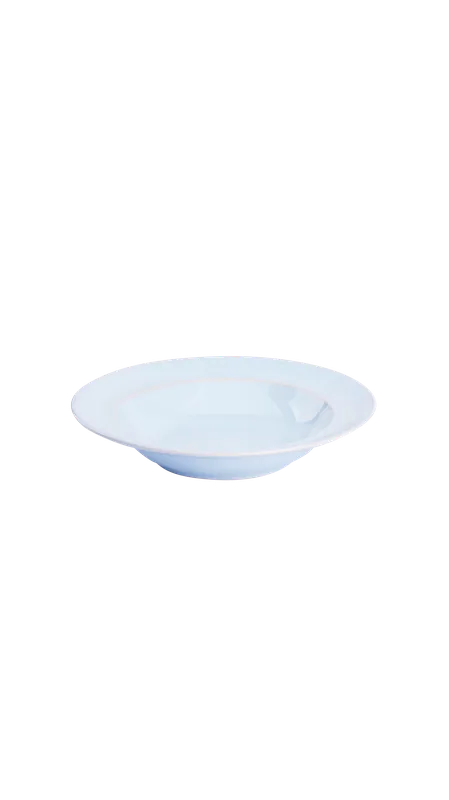 Actieprijs Bord diep Barolo 29 cm Lichtblauw Stoneware