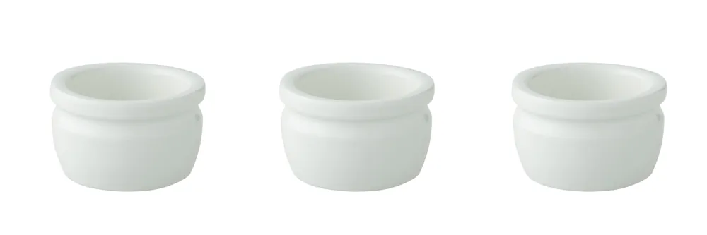 Boterpot Fancy Ivory 5.5 cm 3 cl Offwhite Porselein Fabrieksprijs