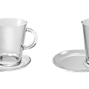 Rechtstreeks Van De Fabrikant Theeglas en schotel Tribeca 40 cl 18 cm