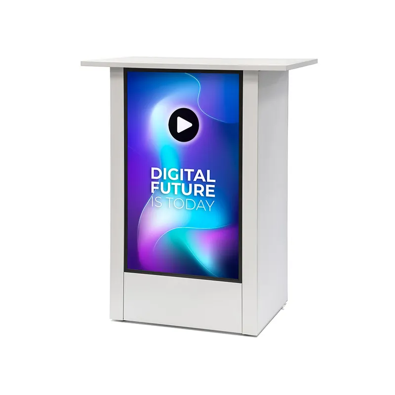 Digital Counter Futuro met 32" Samsung Scherm Verticaal Wit Koop Vandaag