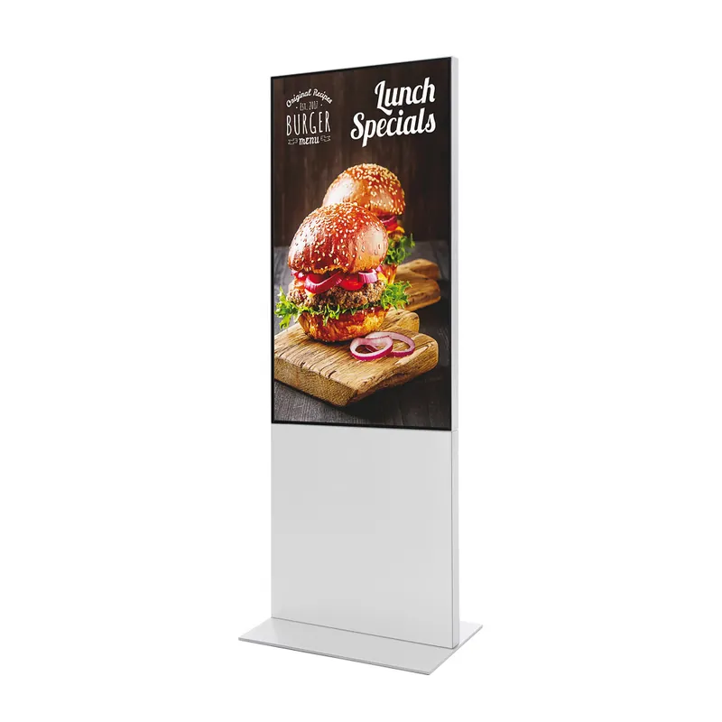Flitsaanbieding Digitale Smart Line Totem Met 55" Samsung Scherm Wit