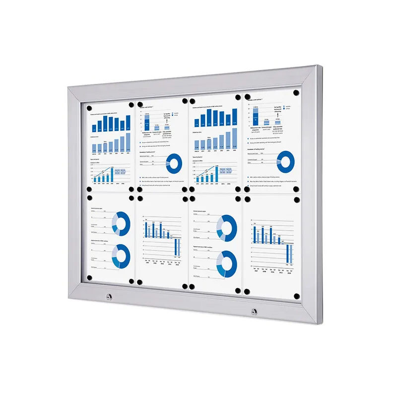 Nu Kopen Vergrendelbaar Notitiebord Outdoor Alpha SCA 8 x A4