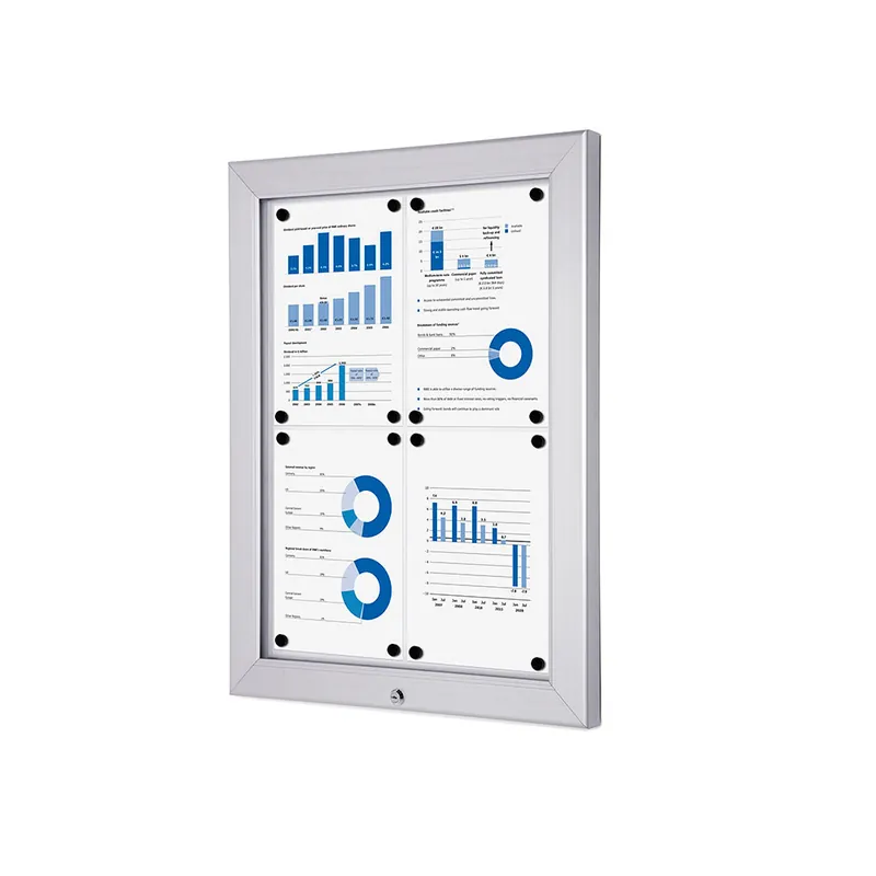 Veilige Betaling Vergrendelbaar Notitiebord Outdoor Alpha SCA 4 x A4