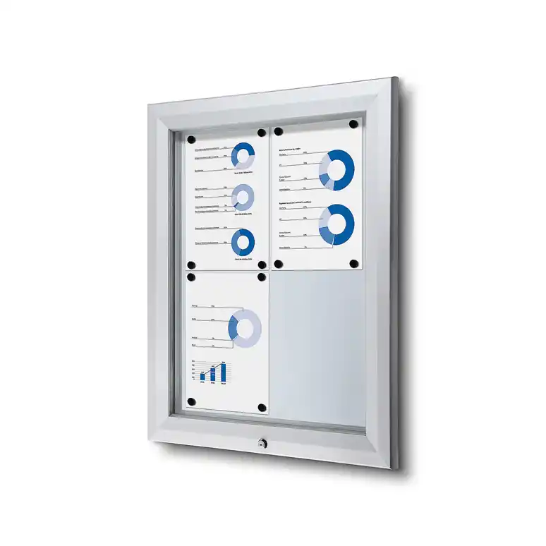 Populair Vergrendelbaar Notitiebord Outdoor 4x A4