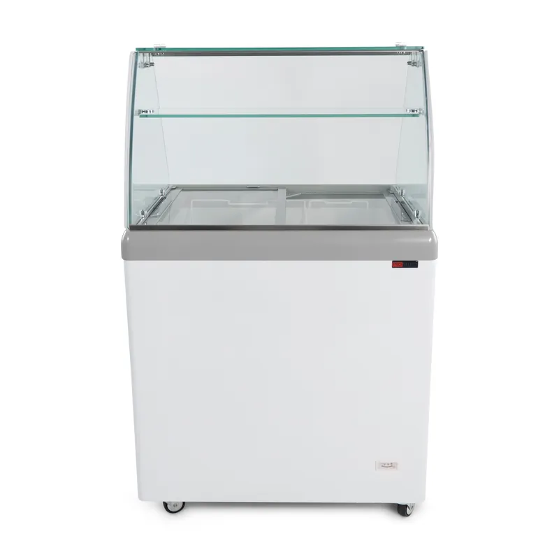 Direct Beschikbaar Schepijsvitrine - 4x5L - 800x694x(h)1279mm