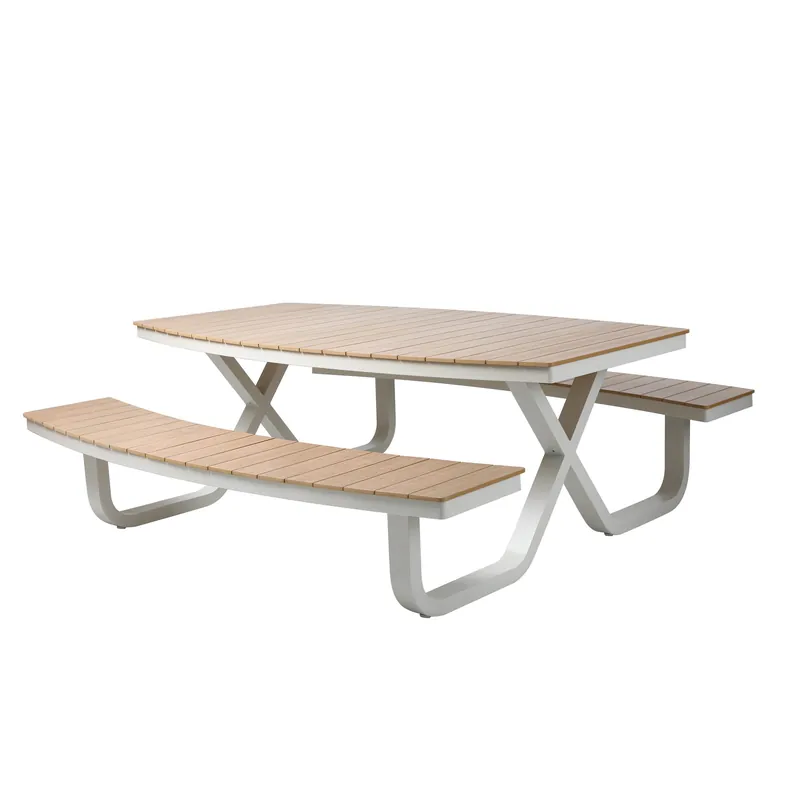 Nieuw Buddy Picknicktafel Polywood Zand
