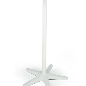 Superprijs Duo In hoogte verstelbare tuintafel/statafel rond ø70cm Wit