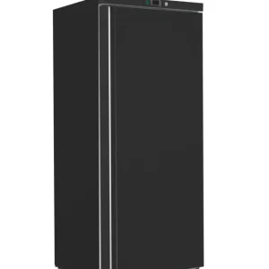 Direct Beschikbaar Gastro-Inox zwart stalen vriezer 400 liter, statisch gekoeld