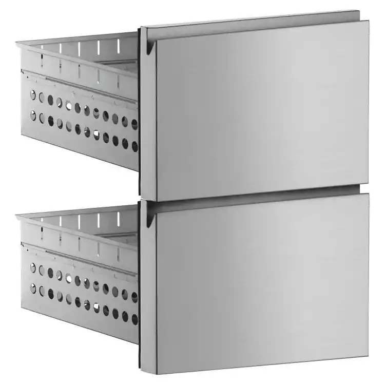 Uitverkoop Marecos RVS ladenkit werkbank 600mm diep, 2x 1/2