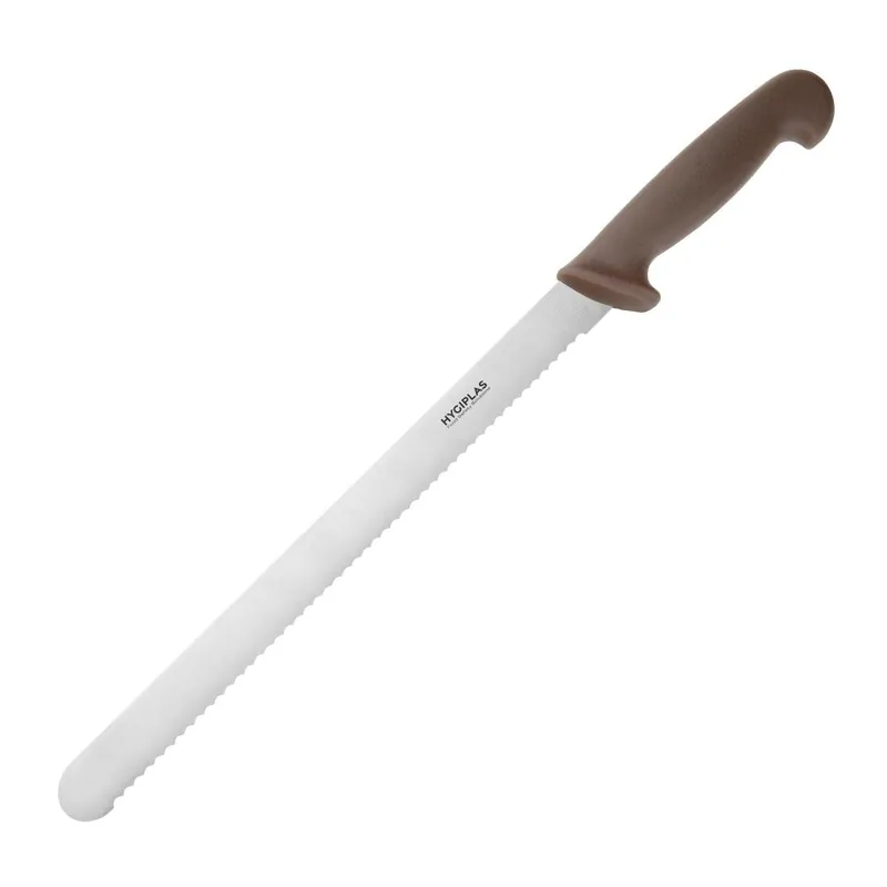 Hygiplas Koksmes Gekarteld Bruin 30cm Superprijs
