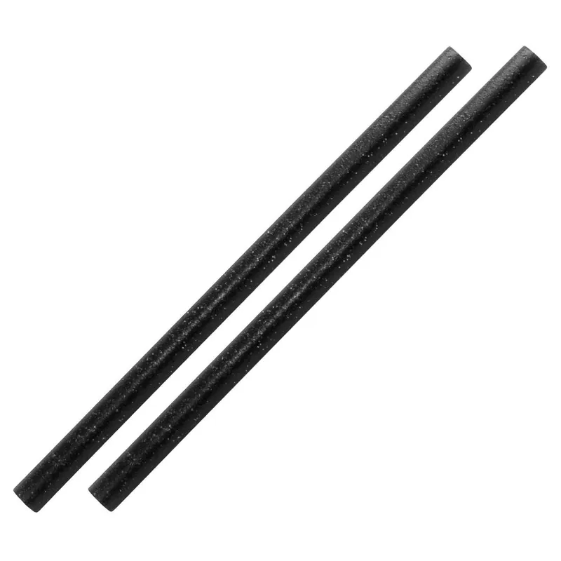 Betaalbaar Sier Disposables Refork rechte rietje zwart ø 8 mm / 15cm (doos 100)