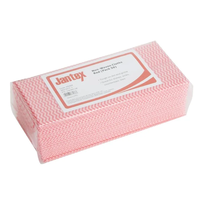 Shop Nu Jantex Niet-Geweven Doeken Rood (50 stuks)