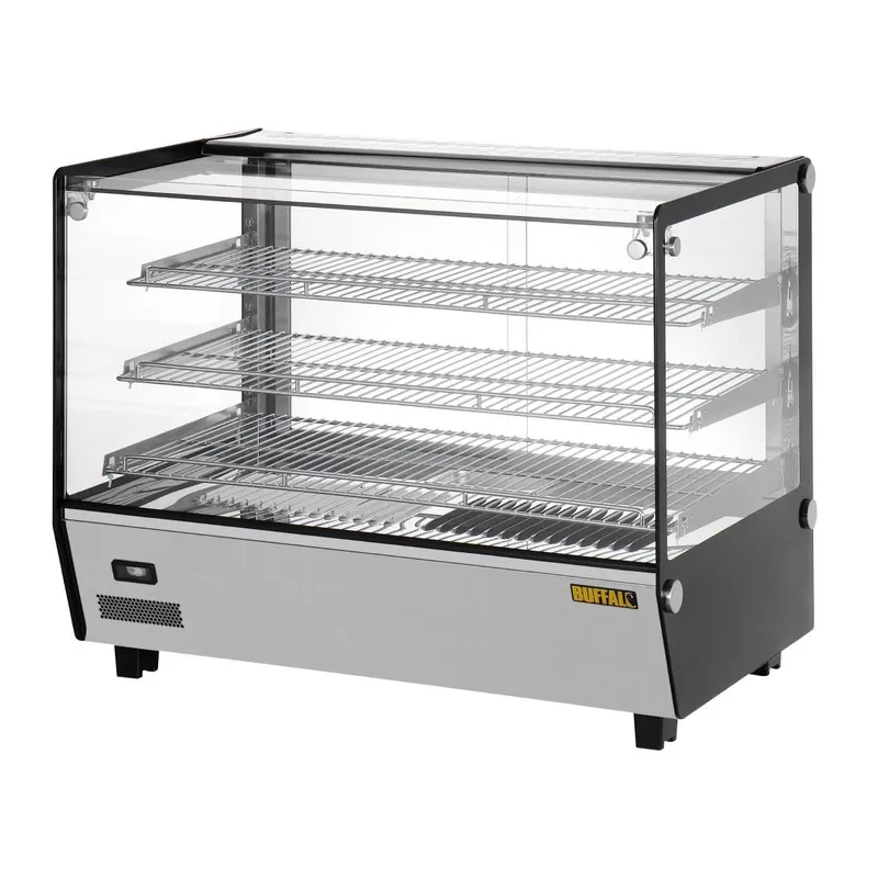 Speciale Aanbieding Buffalo Vierkante Aanrecht Verwarmde Display Merchandiser 160Ltr