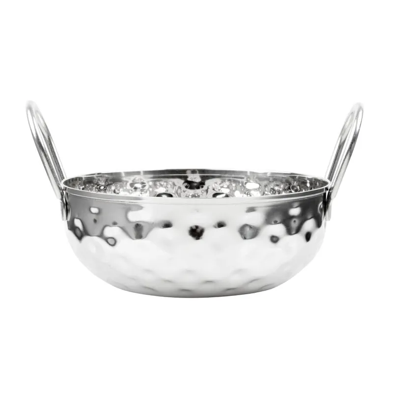 Meest Verkocht Olympia Tafel Presentatie Gehamerd Kadai Schotel Roestvrij Staal 150mm