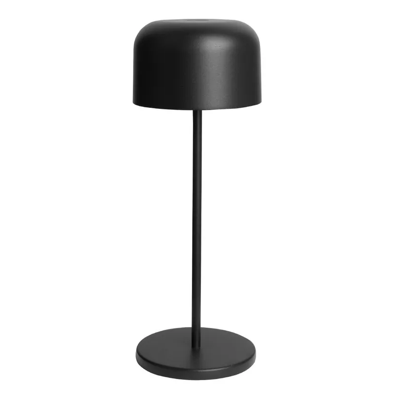 Laatste Versie Olympia Siena Tafellamp Ronde Koepel Zwart 300mm